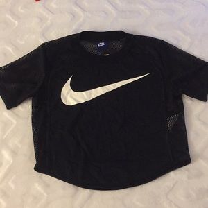 Nike mesh crop top